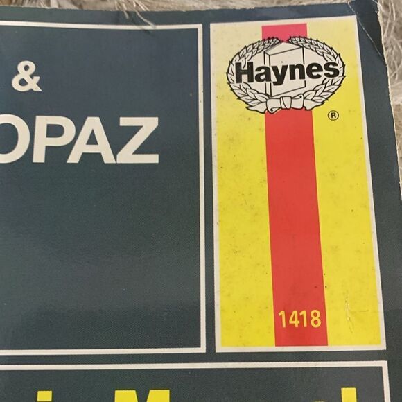 Haynes Repair Manual Ford Tempo & Mercury Topaz 1984-1991 All Gas Engine Models - Picture 3 of 13